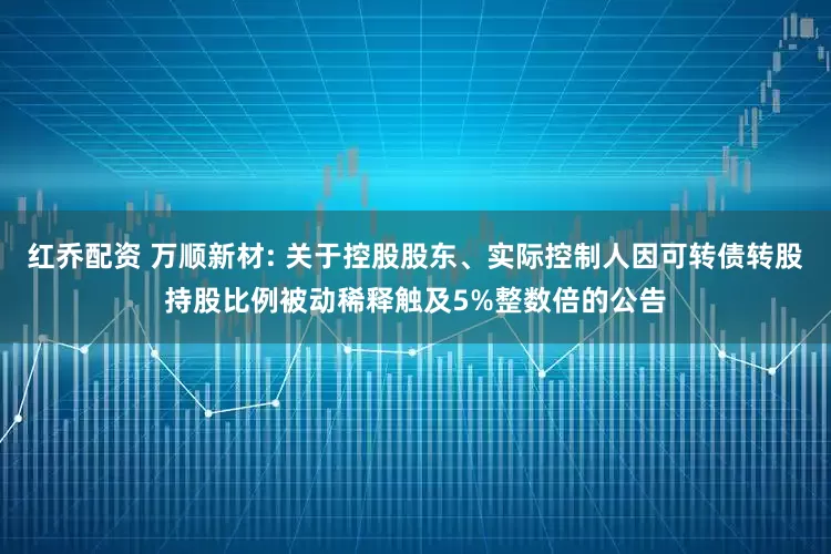 红乔配资 万顺新材: 关于控股股东、实际控制人因可转债转股持股比例被动稀释触及5%整数倍的公告